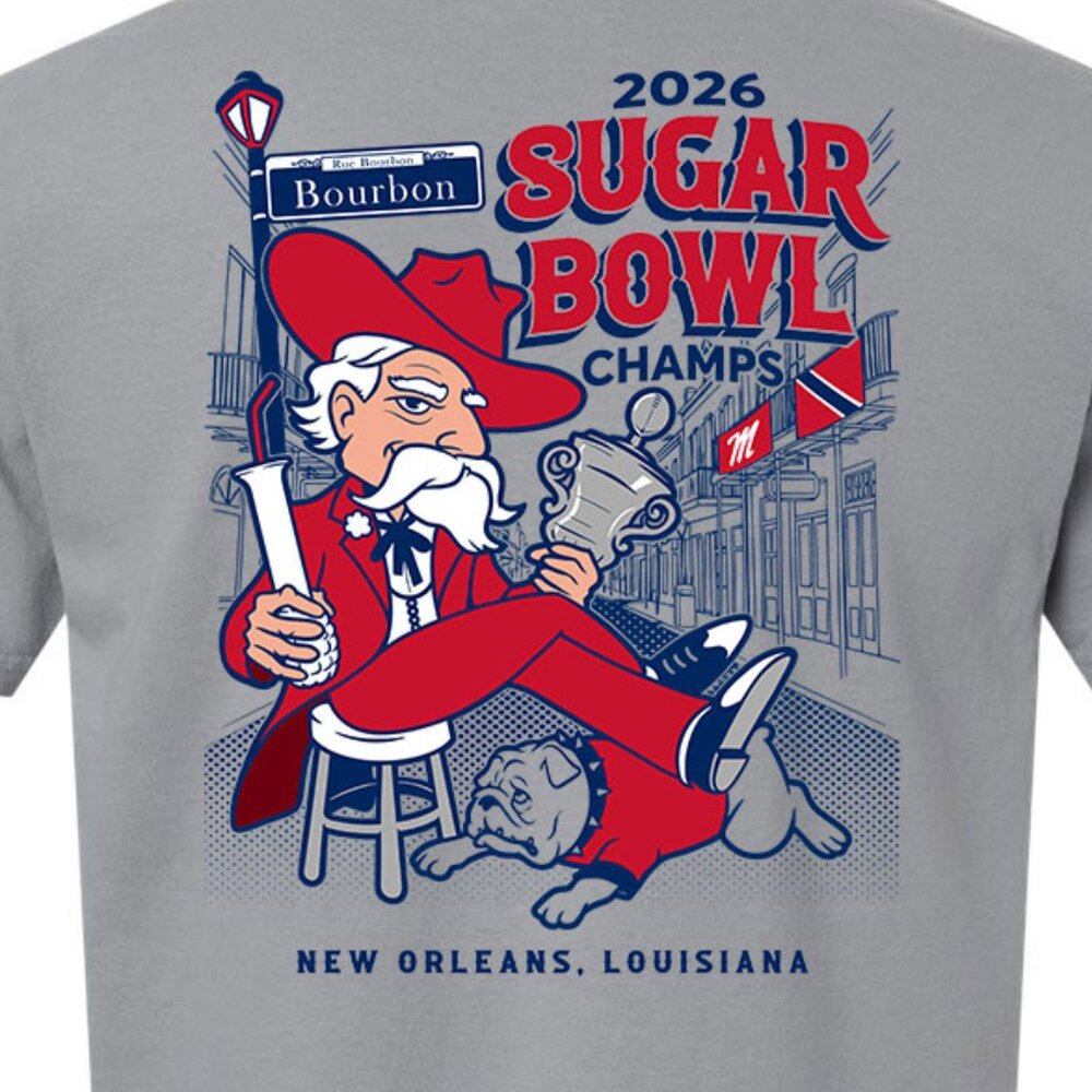 Ole Miss Sugar Bowl Champions Comfort Colors® unisex t-shirt Gray
